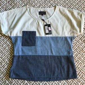 PJK colorblock top